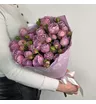 Букет из 9 кустовых пионовидных роз Лавендер баблс 