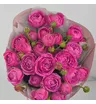Букет из 5 кустовых малиновых пионовидных роз Мисти Баблс 3