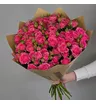 Букет из 15 малиновых роз Пинк Дайменшен  2