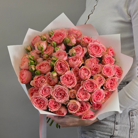 Букет из 15 розовых роз Спешл Дайменшен от интернет-магазина «Чёткий букет» в Воронеже