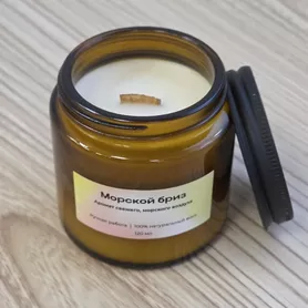 Аромасвеча Морской бриз от интернет-магазина «Чёткий букет» в Воронеже