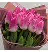 Букет из 15 розовых тюльпанов  1