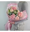 Букет из французских роз гвоздик и альстромерий 