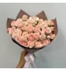 15 кустовых нежно-розовых роз Полина