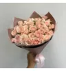 15 кустовых нежно-розовых роз Полина 2