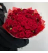 25 красных кустовых роз Ред Дайменшен 2
