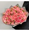 15 кустовых пионовидных розовых роз Спешл Дайменшен 1