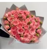 15 кустовых пионовидных розовых роз Спешл Дайменшен 2