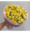 11 желтых кустовых пионовидных роз &laquo;Лимонный щербет&raquo;
