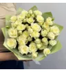 15 белых воздушных кустовых роз Вайт Дайменшн