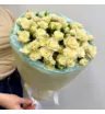 25 белых воздушных кустовых роз Вайт Дайменшн