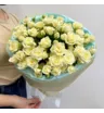 25 белых воздушных кустовых роз Вайт Дайменшн