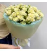 25 белых воздушных кустовых роз Вайт Дайменшн