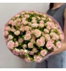 25 нежно-розовых кустовых роз Аэробик