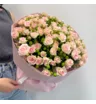 25 нежно-розовых кустовых роз Аэробик