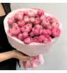 15 розовых кустовых пионовидных роз Сильва Пинк