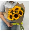 Букет из 5 подсолнухов